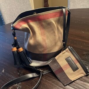 Burberry Ashby Mini Bucket Bag